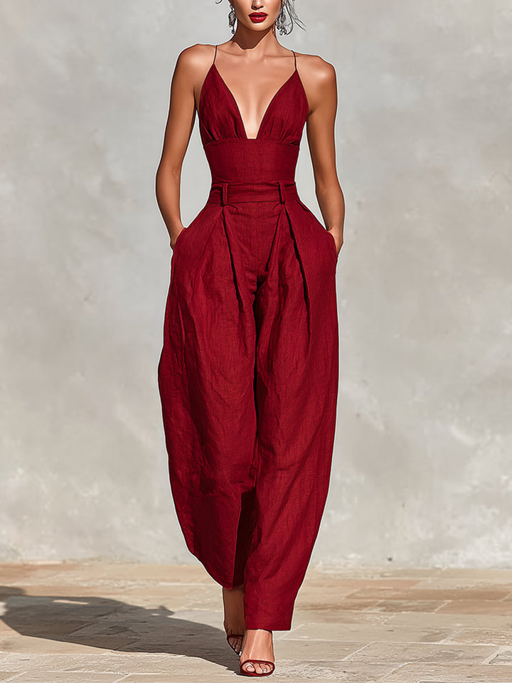Scarlett | High-Waisted Jumpsuit