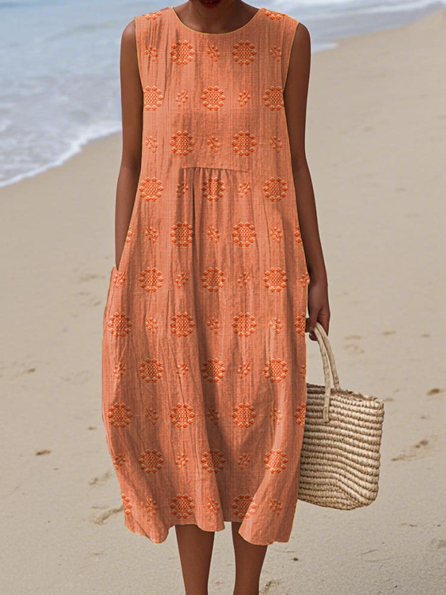 Beatrice | Elegant Sleeveless Dress with Pockets