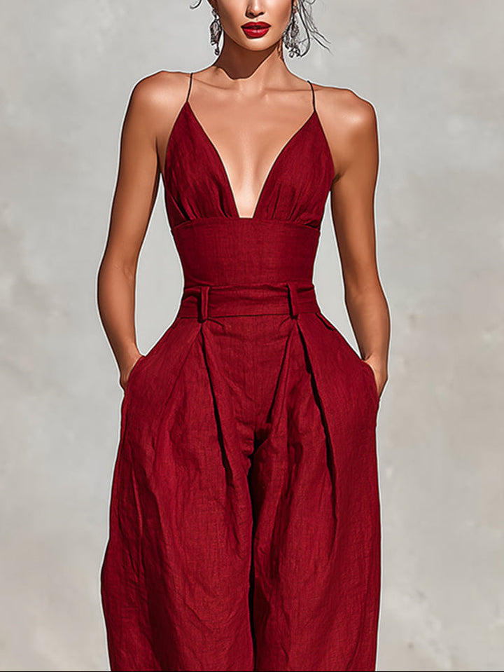 Scarlett | High-Waisted Jumpsuit