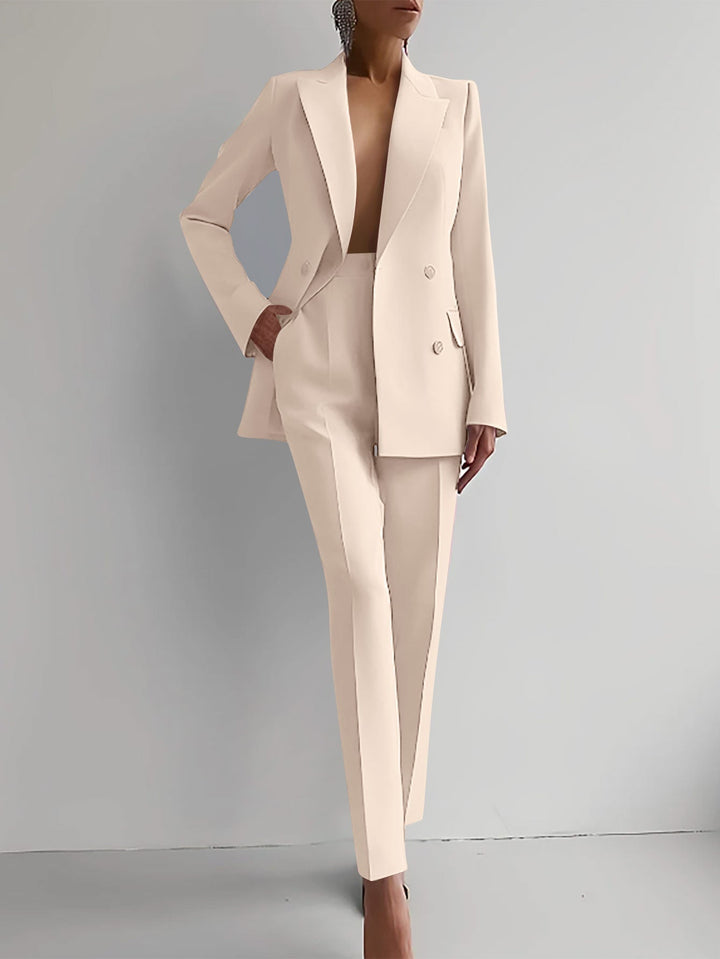 Sofia | Blazer & High Waist Pants Set