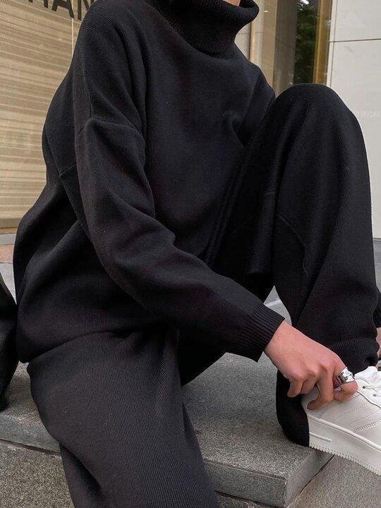 Sofia | Knitted Casual Suit