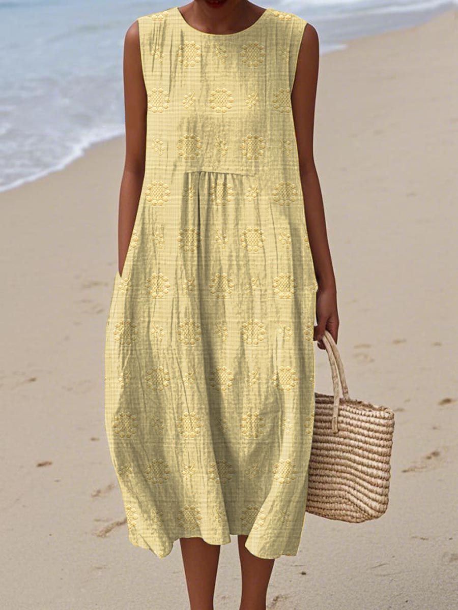Beatrice | Elegant Sleeveless Dress with Pockets