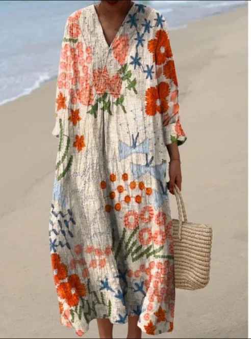 Ashley | Geometric Vintage Dress