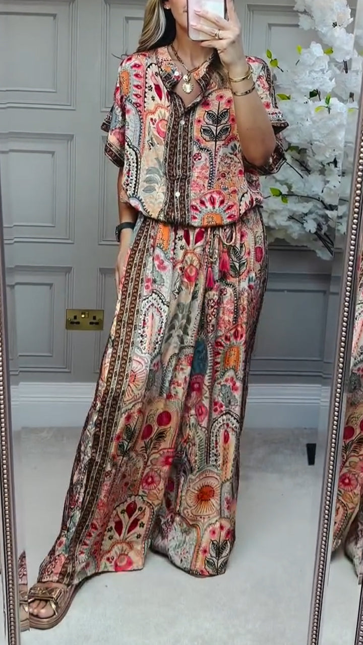 Lila | Printed Casual Suit