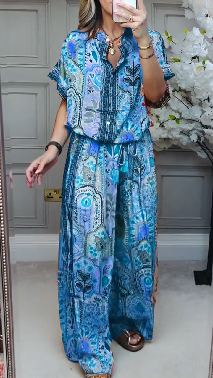 Lila | Printed Casual Suit