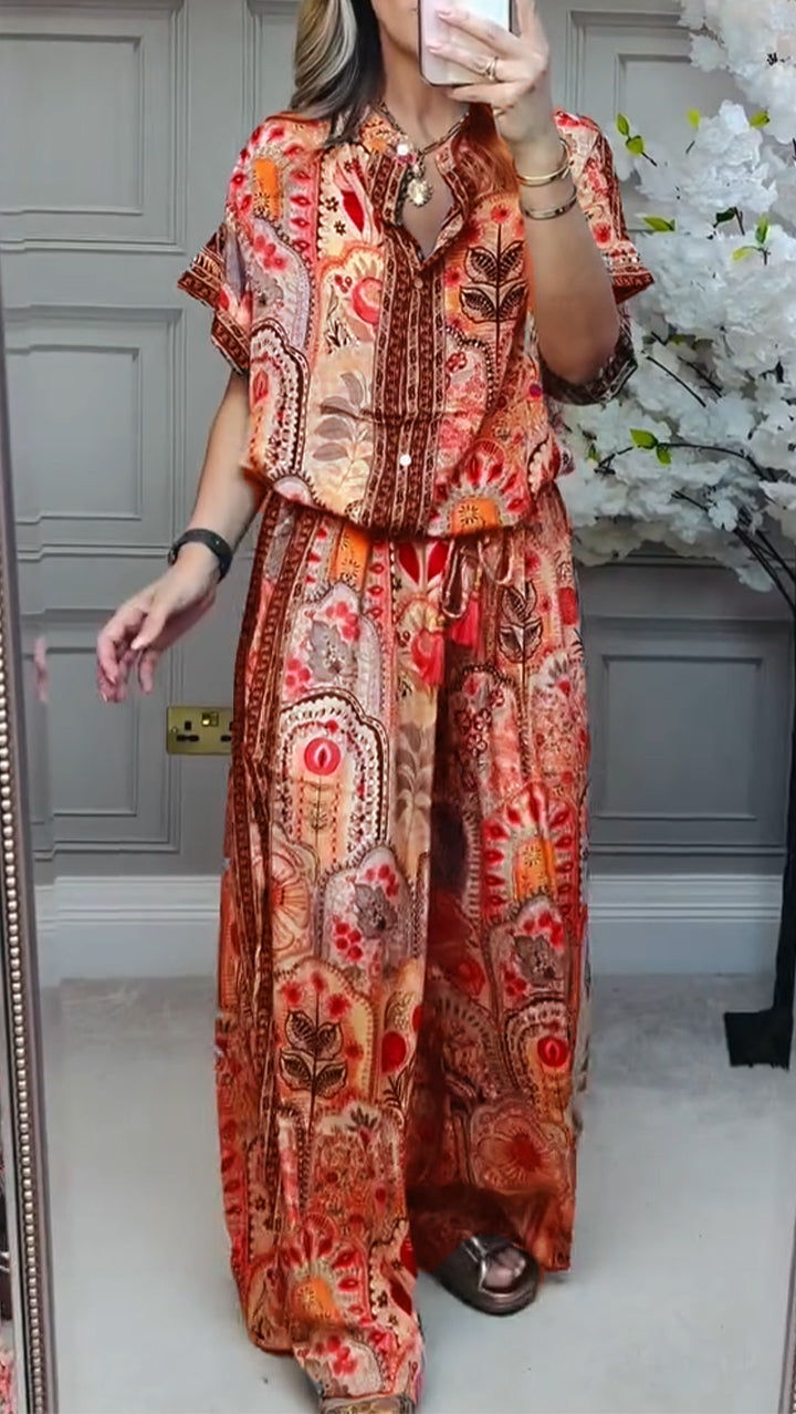 Lila | Printed Casual Suit