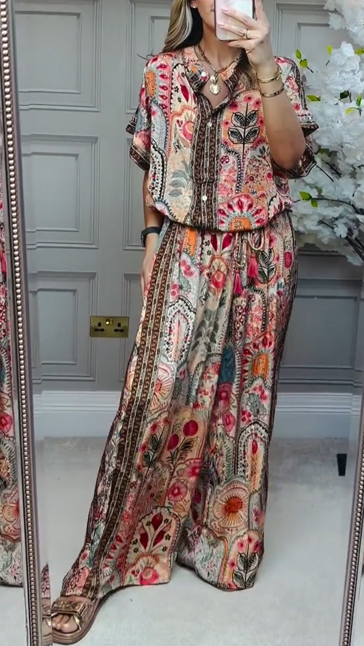 Lila | Printed Casual Suit