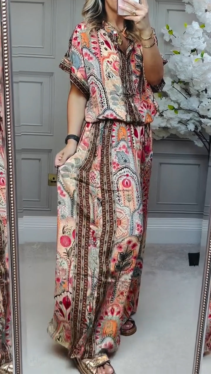 Lila | Printed Casual Suit