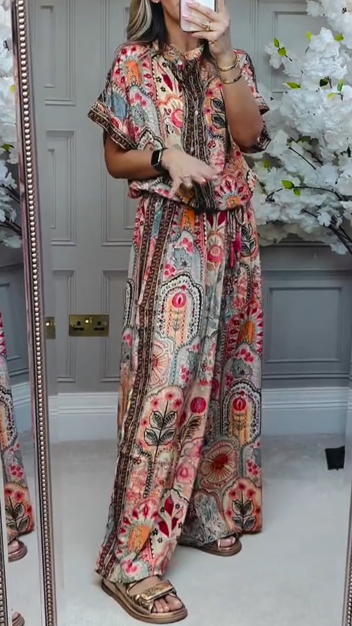 Lila | Printed Casual Suit
