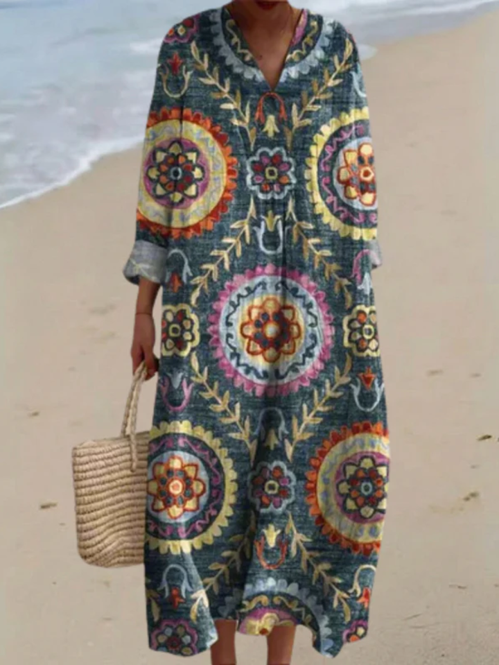 Ashley | Geometric Vintage Dress