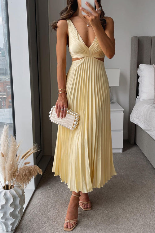 Abito Bellezza | Pleated Occasion Dress