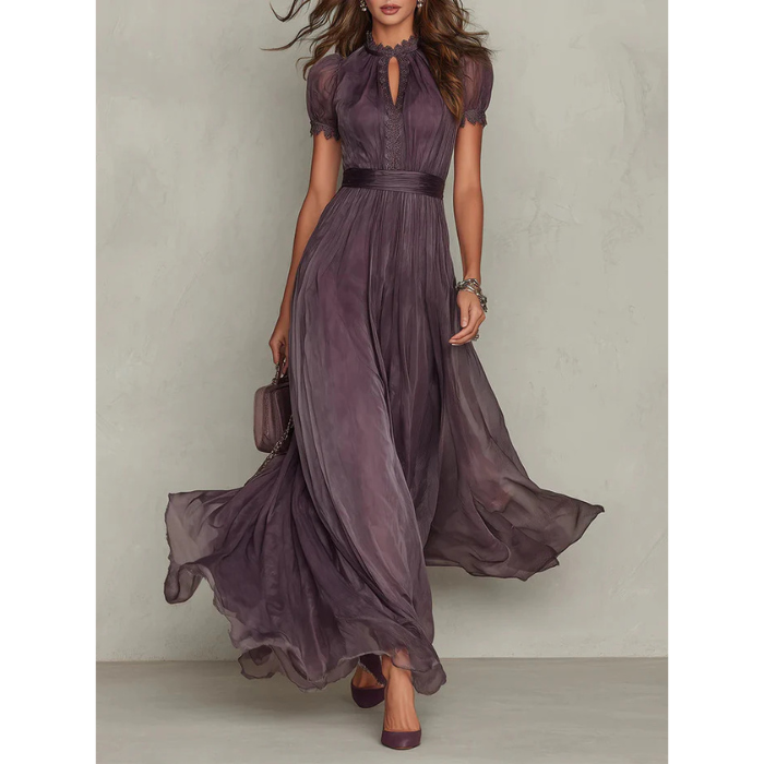 Ashley | Vintage chiffon long dress