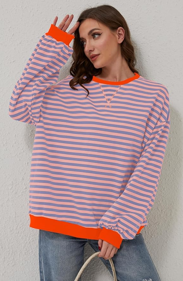 ASHLEY™ | Playful Striped Sweater