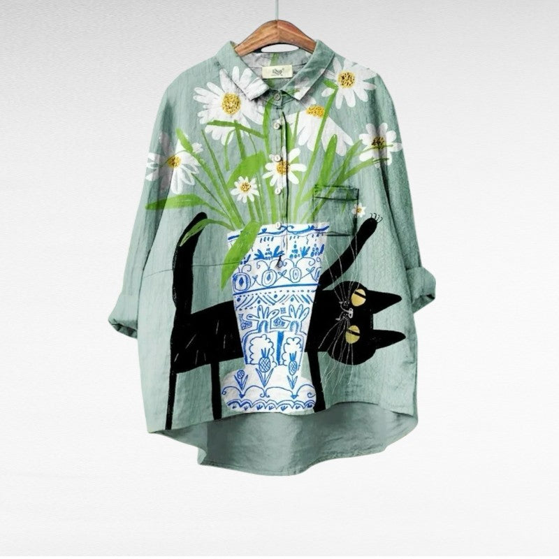 ZOE | Elegant Summer Linen Blouse