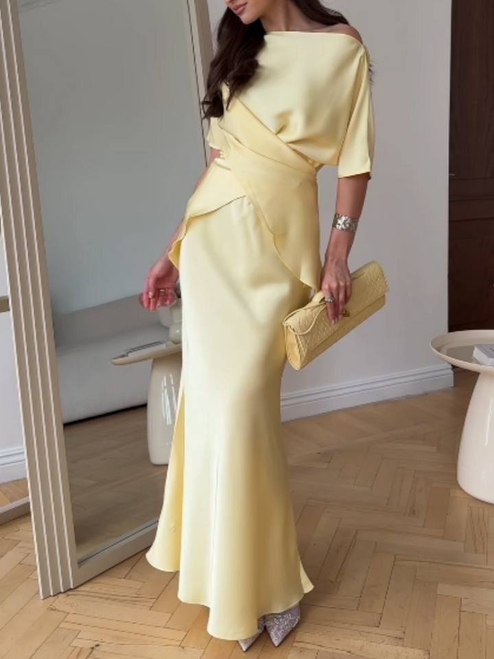 Sofia | Off-Shoulder Top and Skirt Set