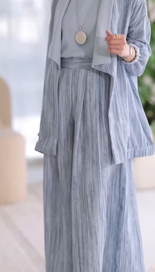 Liam | Vertical Striped Casual Three-Piece Set