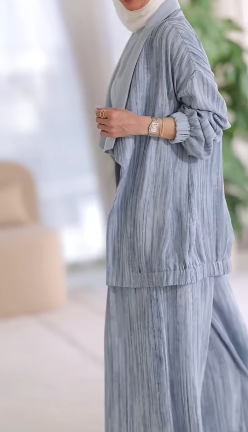 Liam | Vertical Striped Casual Three-Piece Set
