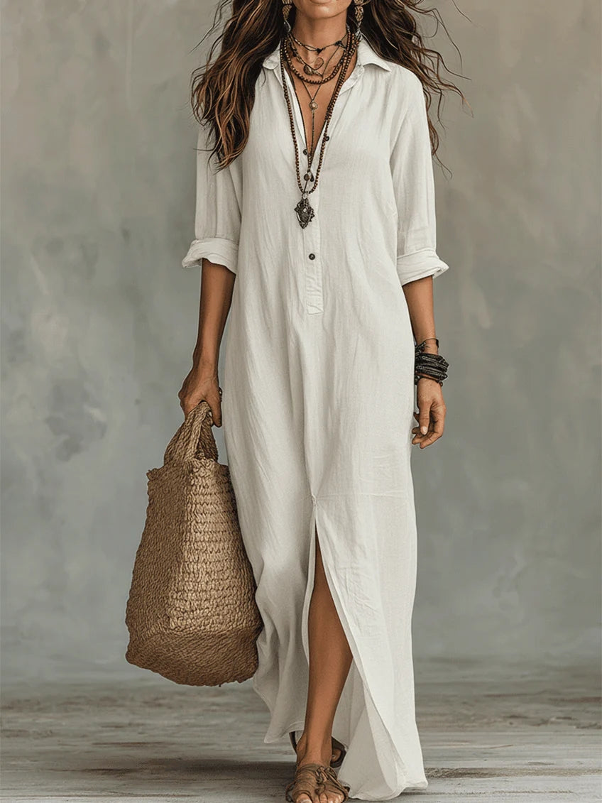 Saule™ - Effortless Maxi Dress Flattering Silhouette Versatile Everyday Wear