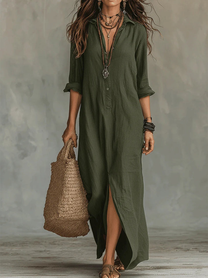 Saule™ - Effortless Maxi Dress Flattering Silhouette Versatile Everyday Wear