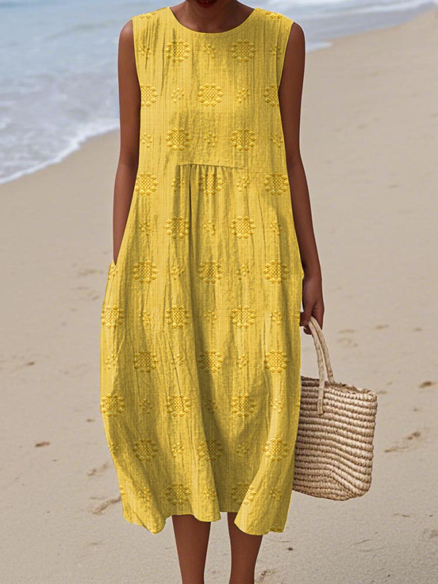 Beatrice | Elegant Sleeveless Dress with Pockets
