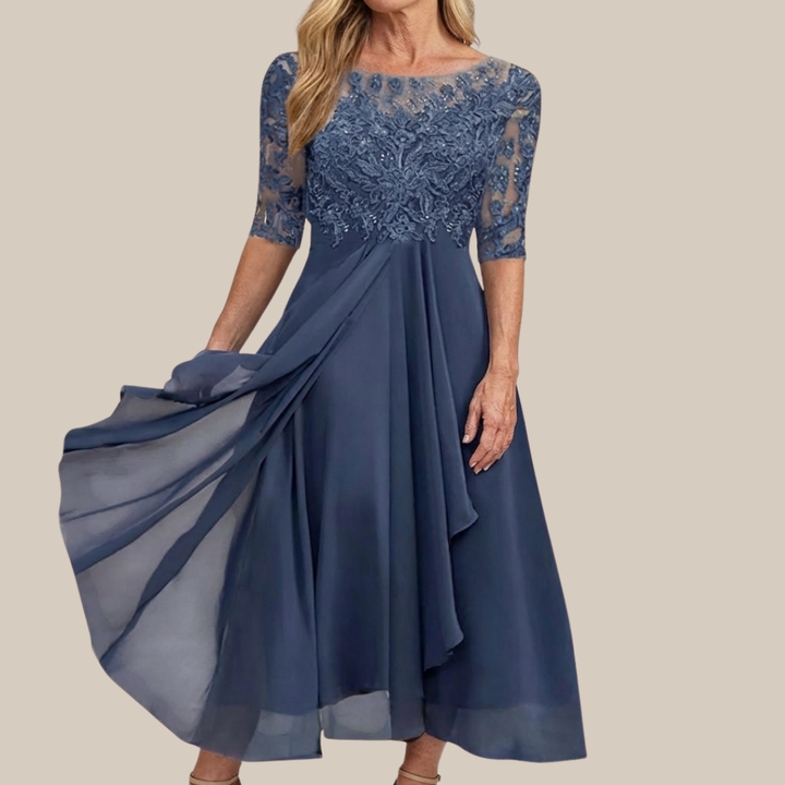 ZARIA™ | Lace Midi Dress Effortless Elegance