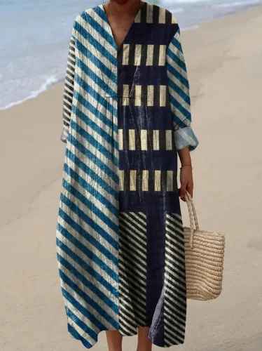Ashley | Geometric Vintage Dress