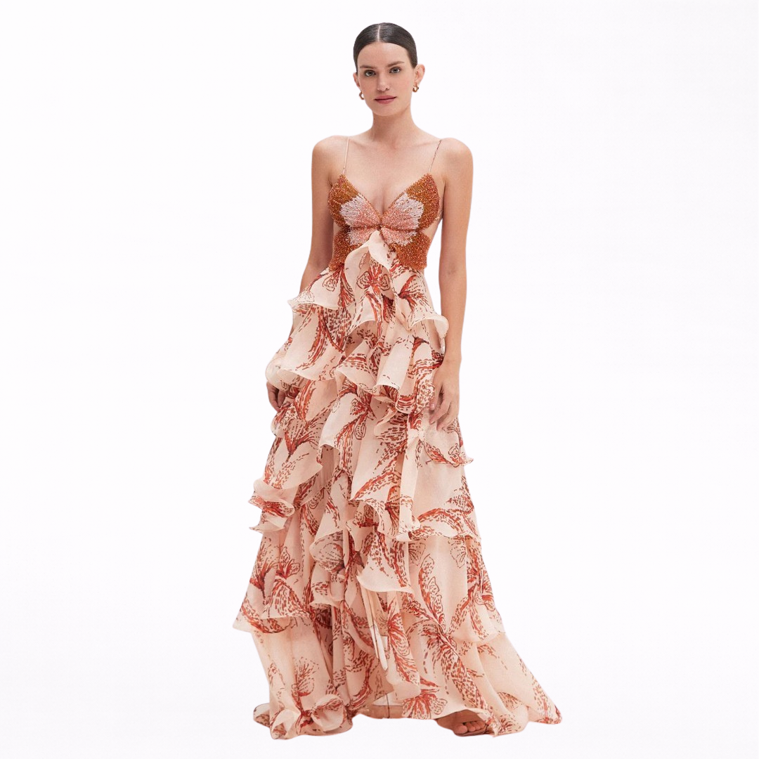 Nahia | Dress with Ruffle