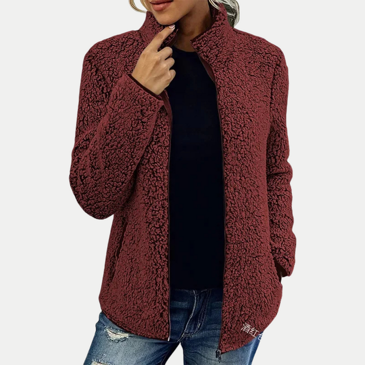 Elviera | Elegant Casual Fleece Jacket