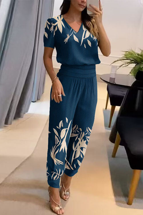 Sofia | V-Neck Two-Piece Set