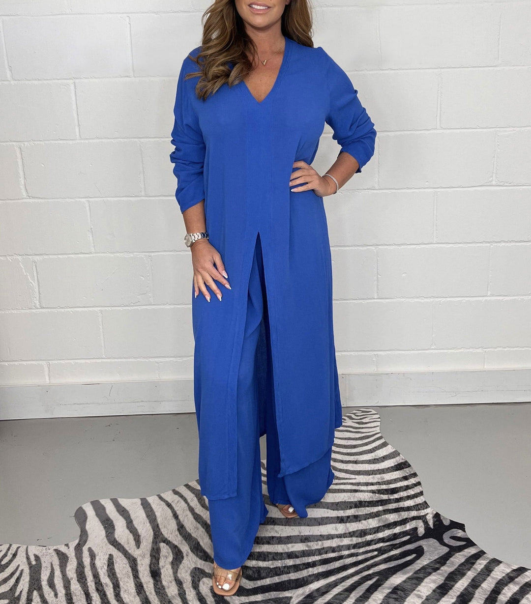 Sofia | Casual Long Top and Matching Pants Set