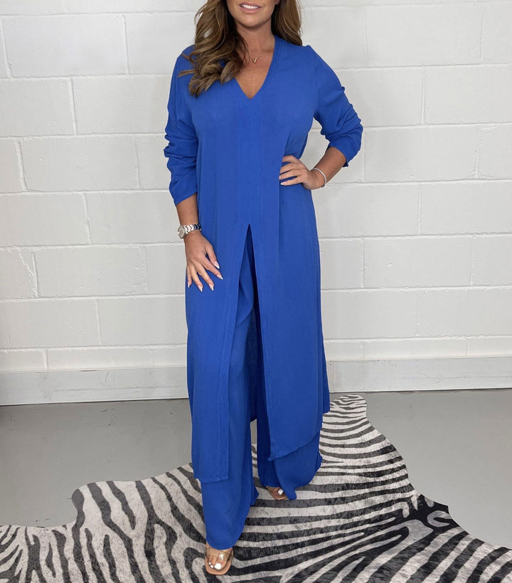 Sofia | Casual Long Top and Matching Pants Set