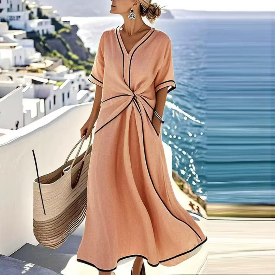 Athena | Elegant Flattering Summer Dress