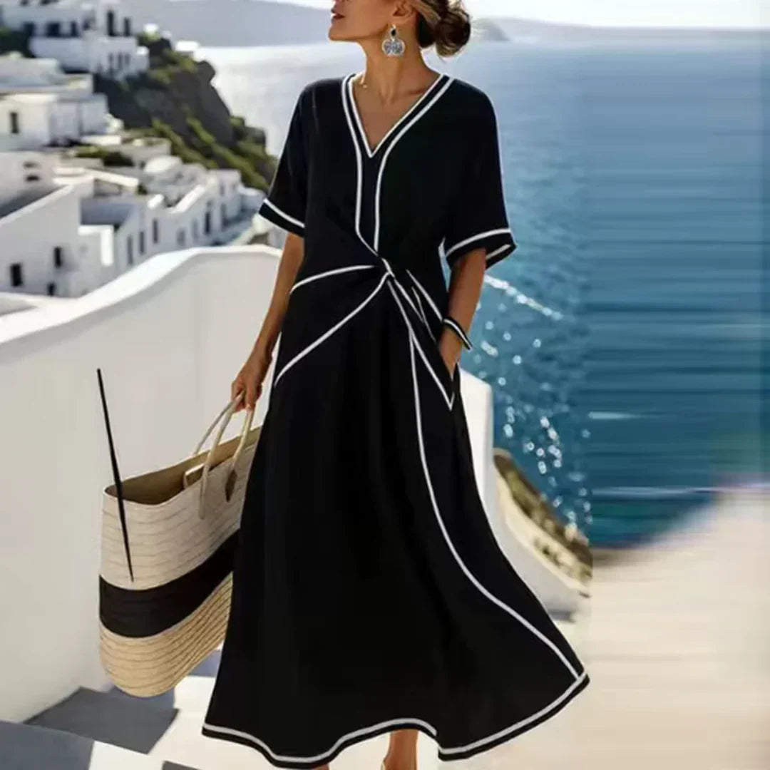 Athena | Elegant Flattering Summer Dress