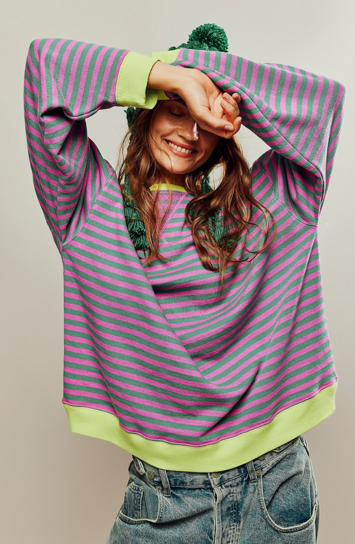 ASHLEY™ | Playful Striped Sweater