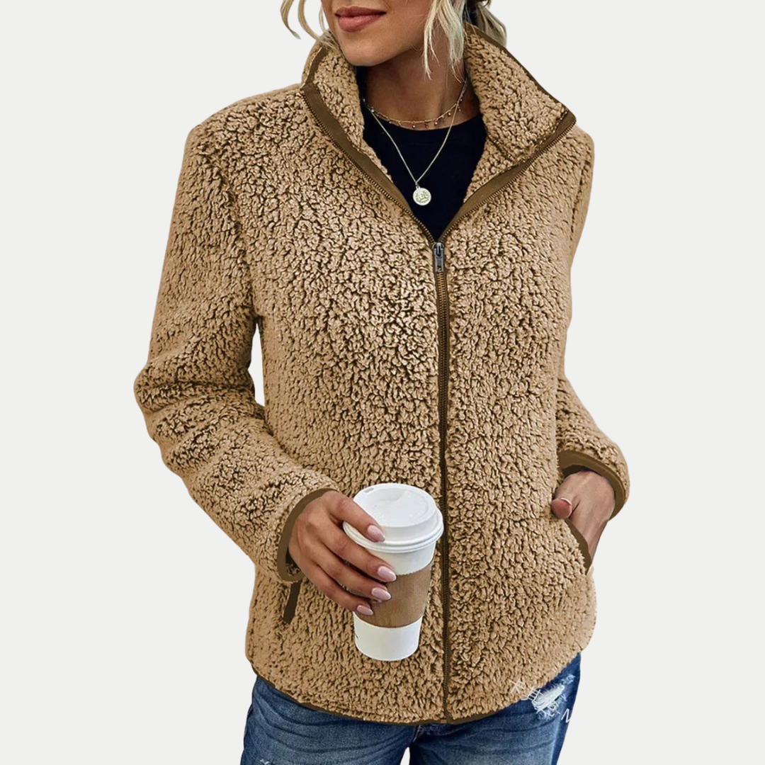 Elviera | Elegant Casual Fleece Jacket