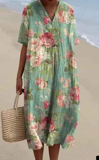 Fenna | Summer Breeze Printed Dress