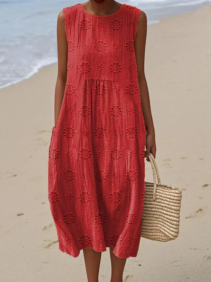 Beatrice | Elegant Sleeveless Dress with Pockets