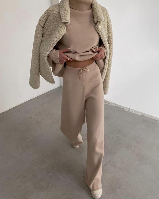 Sofia | Knitted Casual Suit