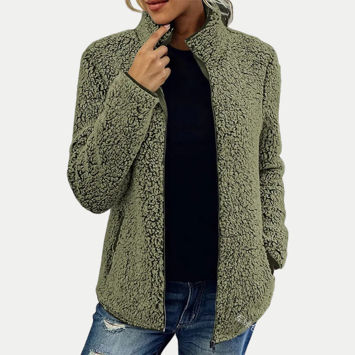 Elviera | Elegant Casual Fleece Jacket
