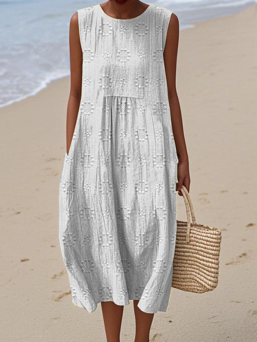 Beatrice | Elegant Sleeveless Dress with Pockets