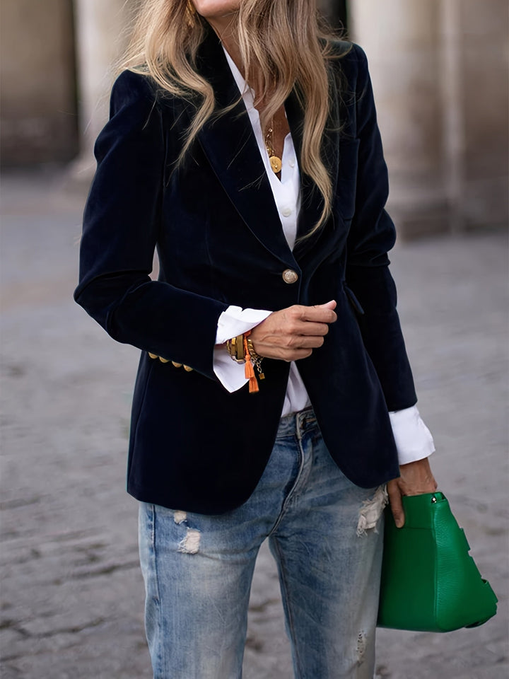 Vincent | Velvet Slim-fit Suit Jacket