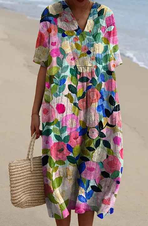 Fenna | Summer Breeze Printed Dress