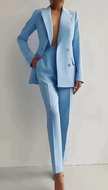 Sofia | Blazer & High Waist Pants Set