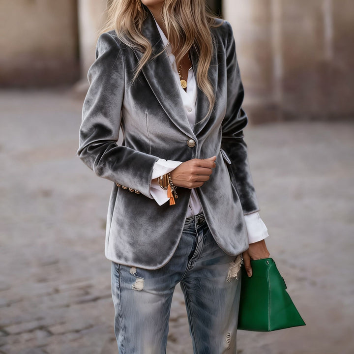 Vincent | Velvet Slim-fit Suit Jacket