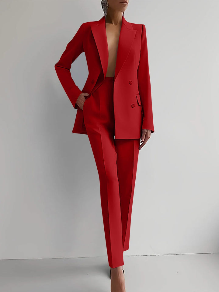Sofia | Blazer & High Waist Pants Set
