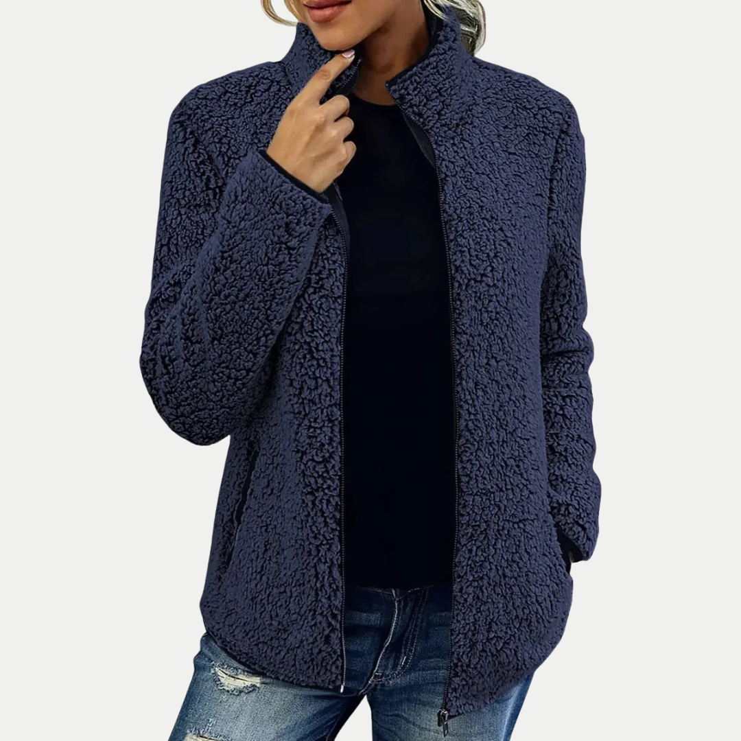 Elviera | Elegant Casual Fleece Jacket