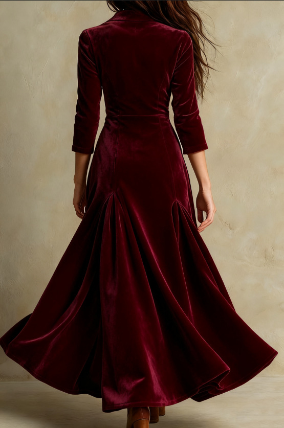 Vivienne | Velvet Long Dress
