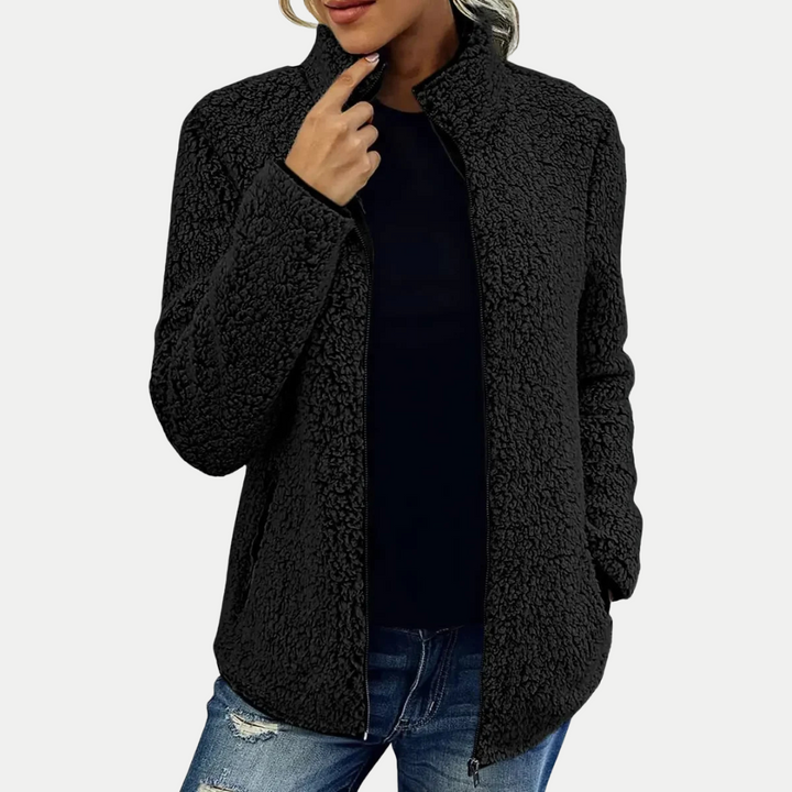 Elviera | Elegant Casual Fleece Jacket