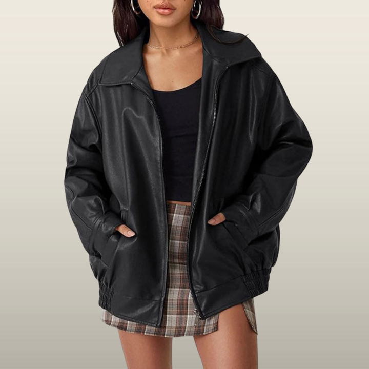 BRIONY™ - Stylish Oversized Motorcycle Jacket