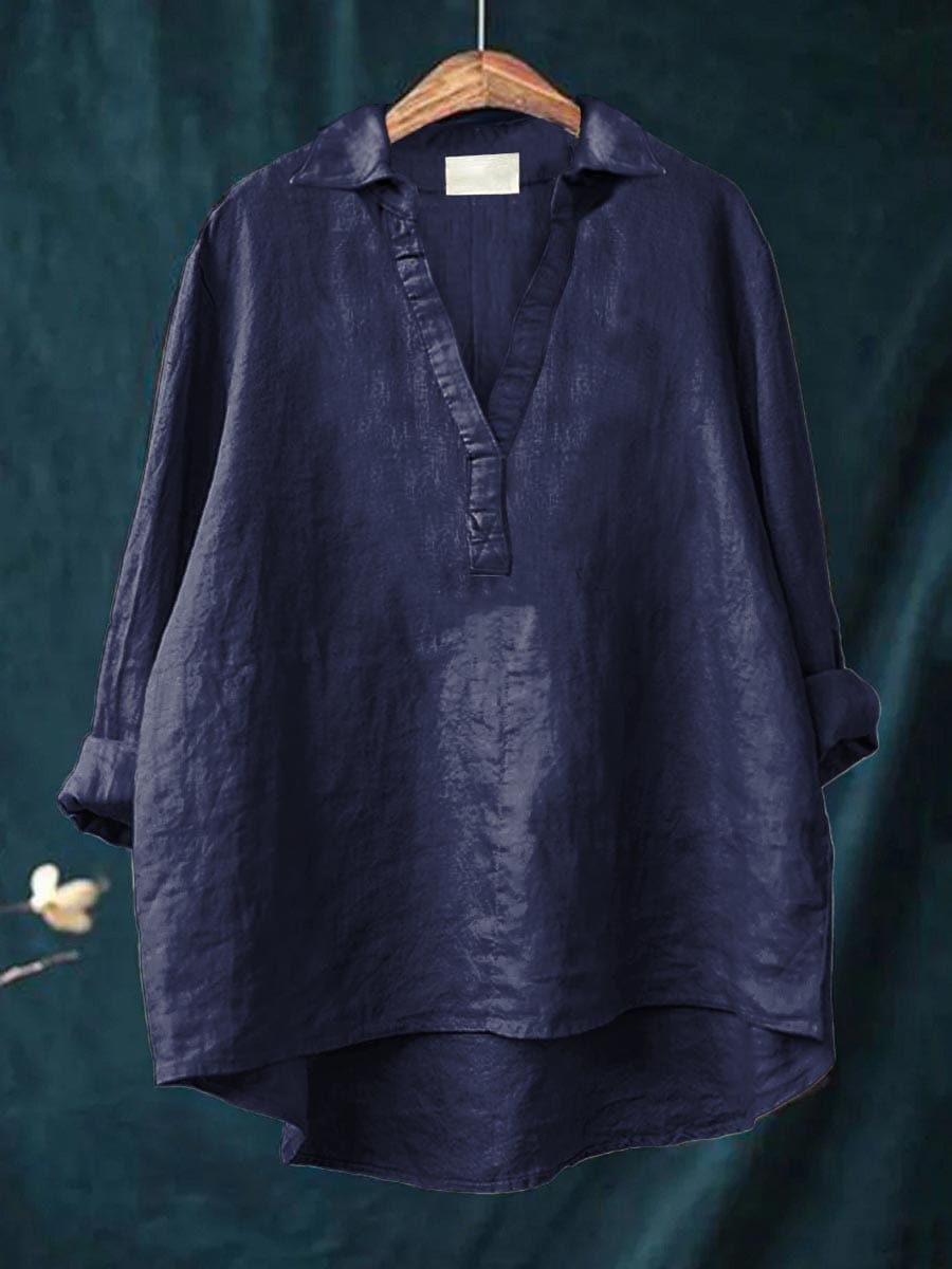 LAILA | Elegant Summer Linen Blouse